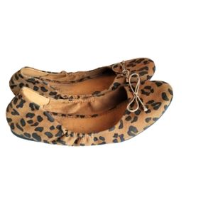 Charming Charlie Leopard Print Flats Size 8 1/2